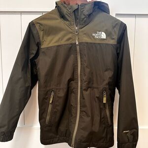 The North Face Fleece-lined Lightweight Rain Jacket Size Medium Boys 10/12
